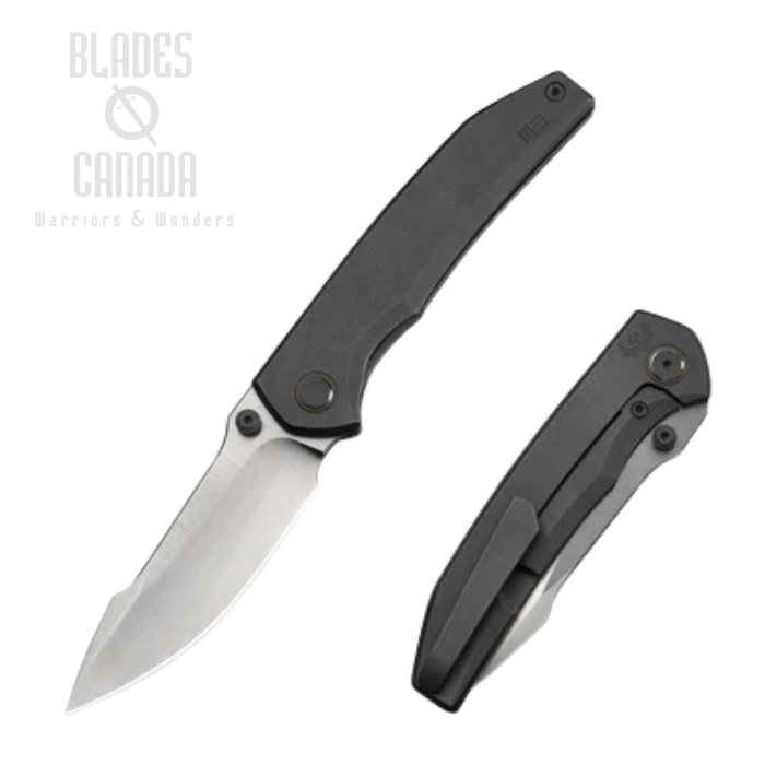 We Knife Ryson Framelock Folding Knife, M390 Satin, Titanium Gray, WE24086-2
