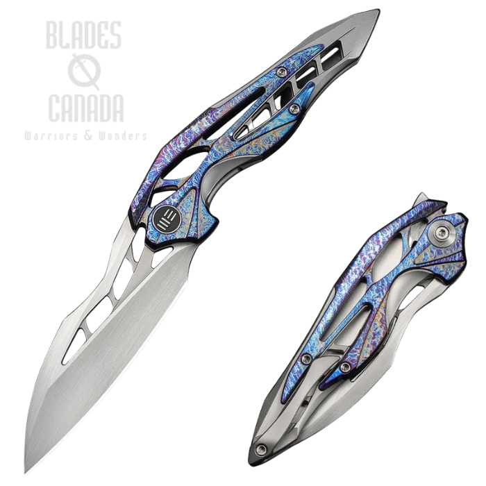 WE Knife Arrakis Flipper Frame Lock Knife, Limited Edition, Vanax Satin, Titanium Flamed, 906K (image for) WE Knife Arrakis Flipper Frame Lock Knife, Limited Edition, Vanax Satin, Titanium Flamed, 906K