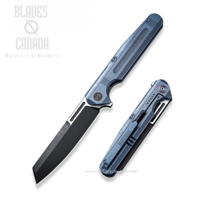 WE Knife Reiver Flipper Framelock Knife, Ltd Edition, Titanium Blue, 16020-4 WE Knife Reiver Flipper Framelock Knife, Ltd Edition, Titanium Blue, 16020-4