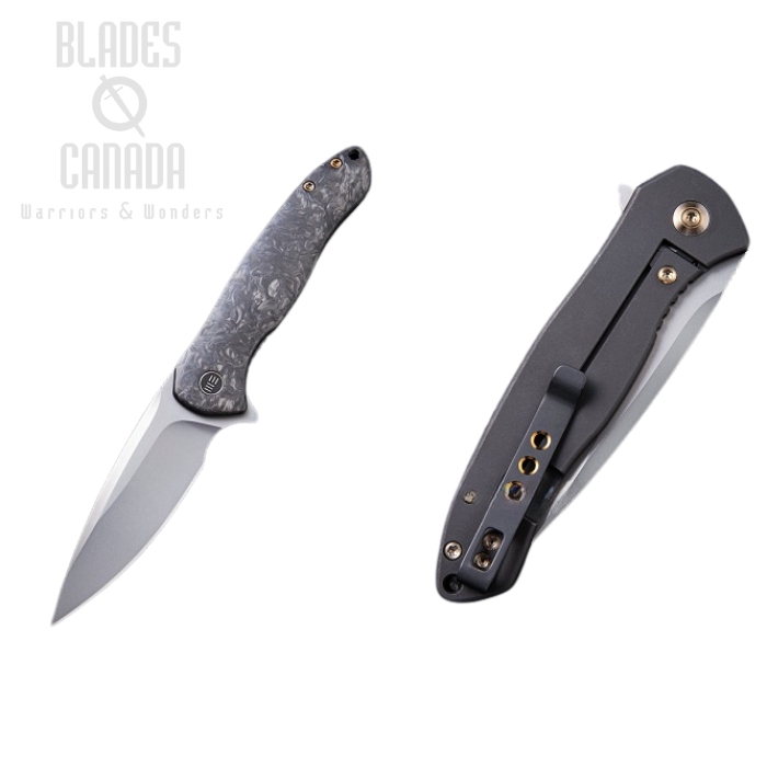 WE Knife Kitefin Flipper Framelock Knife, S35VN, Carbon Fiber, 2001A