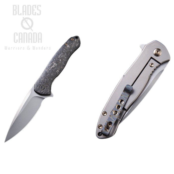 WE Knife Kitefin Flipper Framelock Knife, S35VN, Carbon Fiber, 2001B