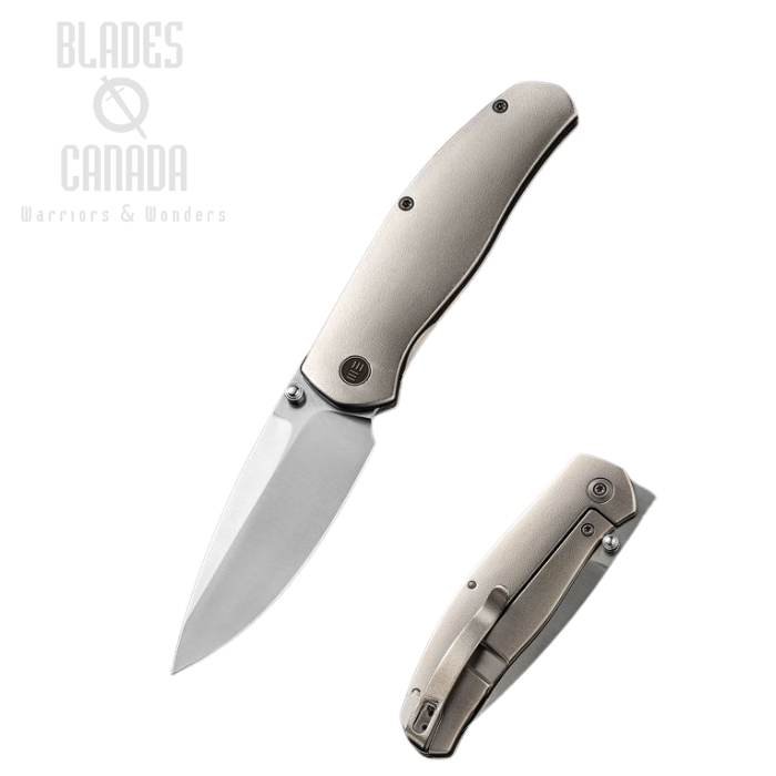 WE Knife Esprit Flipper Framelock Knife, CPM 20CV Black, Titanium/CF, 20025A-C WE Knife Esprit Flipper Framelock Knife, CPM 20CV Black, Titanium/CF, 20025A-C