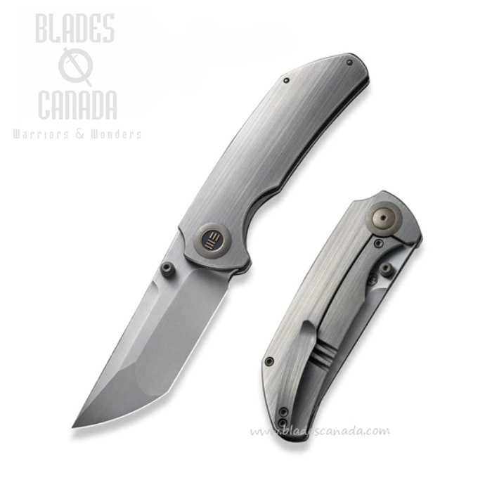 WE Knife Thug XL Flipper Folding Knife, CPM 20CV, Titanium Tiger Stripe, 20028D-2 WE Knife Thug XL Flipper Folding Knife, CPM 20CV, Titanium Tiger Stripe, 20028D-2