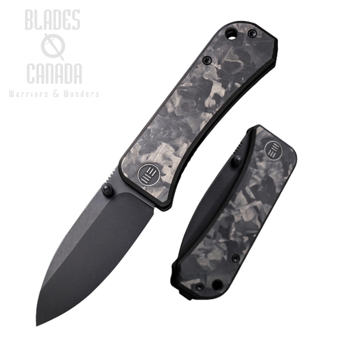 WE Knife Banter Folding Knife, S35VN Black SW, Carbon Fiber, 2004H