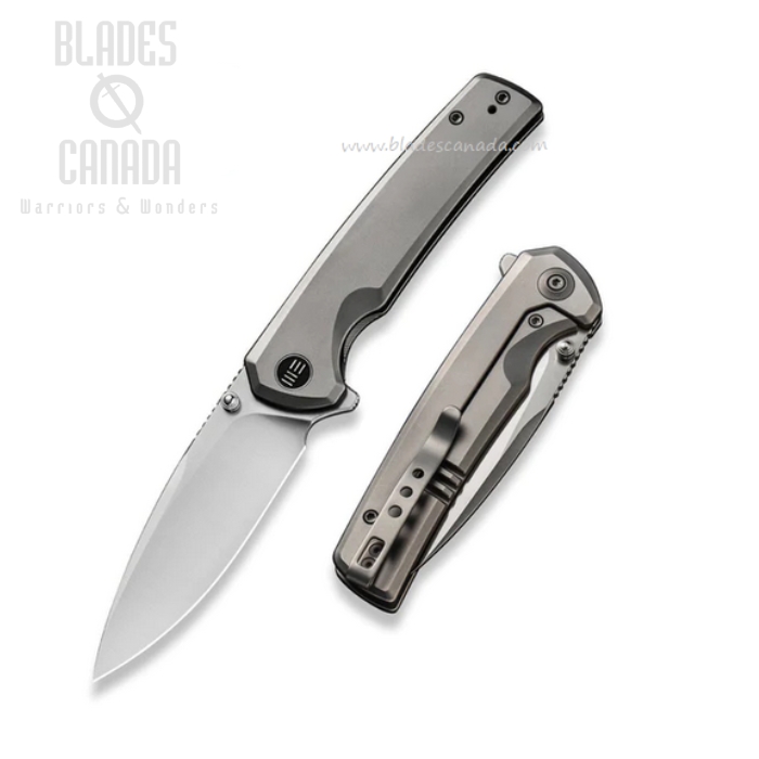 (image for) WE Knife Subjugator Flipper Framelock Knife, CPM 20CV, Titanium, 21014C-1