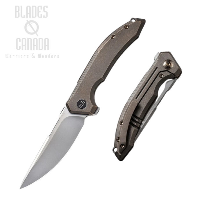 WE Knife Quixotic Flipper Framelock Knife, CPM 20CV, Titanium, 21016-5