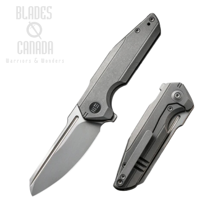 WE Knife StarHawk Flipper Framelock Knife, CPM 20CV, Titanium, WE21017-1
