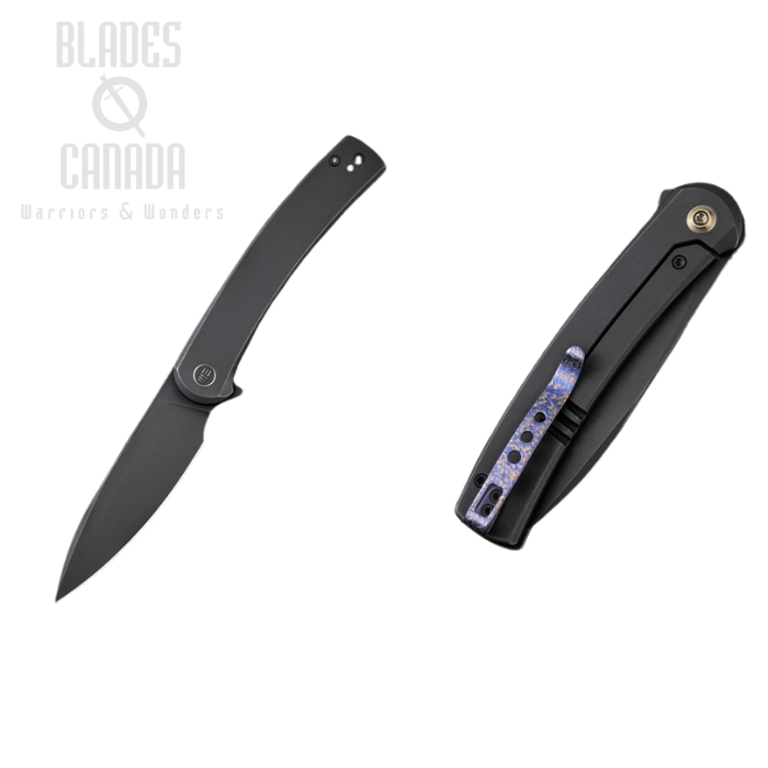 WE Knife Upshot Flipper Framelock Knife, Ltd Edition, CPM 20CV Black, Titanium Black, WE2102B WE Knife Upshot Flipper Framelock Knife, Ltd Edition, CPM 20CV Black, Titanium Black, WE2102B