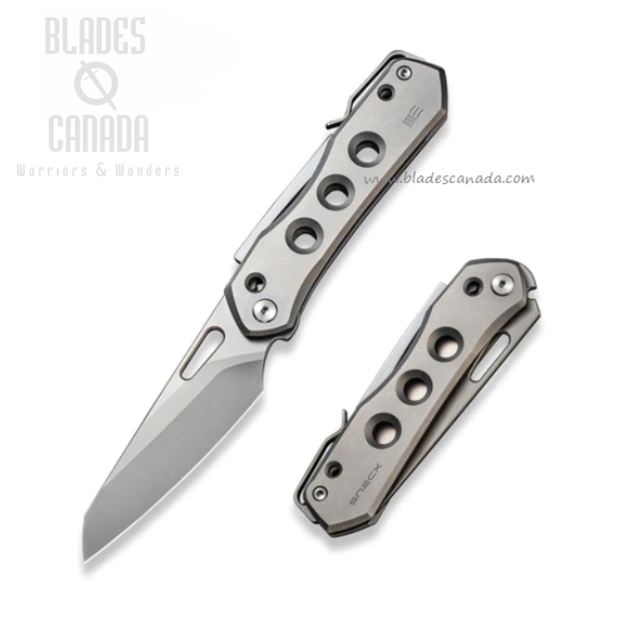 WE Knife Vision R Folding Knife, CPM 20CV, Titanium, 21031-1