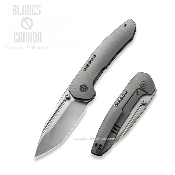 WE Knife Trogon Framelock Folding Knife, CPM 20CV, Titanium, 22002-1