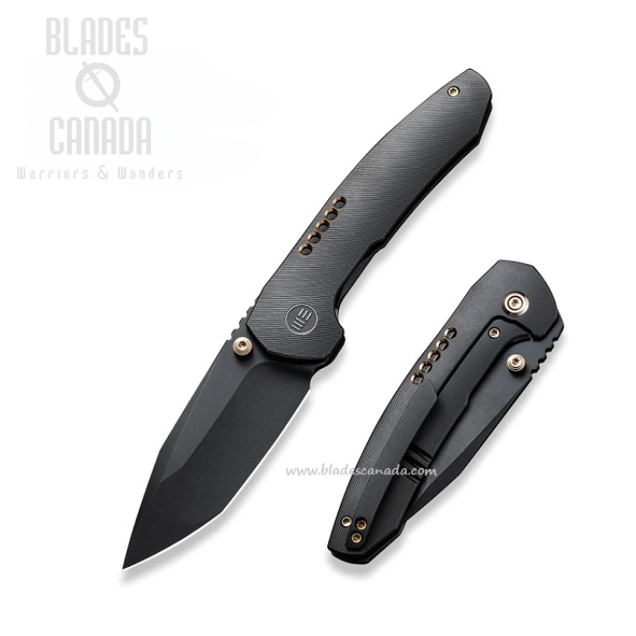 WE Knife Trogon Framelock Folding Knife, CPM 20CV, Titanium, 22002B-2