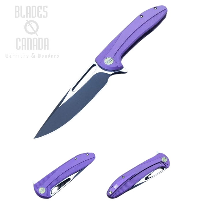 (image for) WE Knife 615A Flipper Framelock Knife, S35VN Two-Tone, Titanium Purple, 615A
