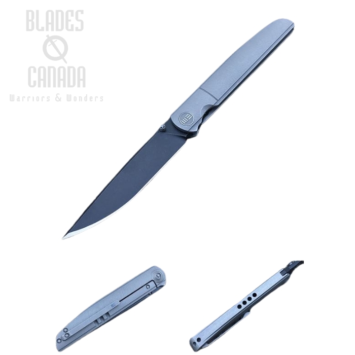 (image for) WE Knife Slimline Framelock Folding Knife, M390 SW, Titanium Grey, WE618C