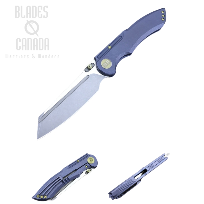 We Knife 620D Framelock Folding Knife, M390, Titanium Blue, WE620D (image for) We Knife 620D Framelock Folding Knife, M390, Titanium Blue, WE620D