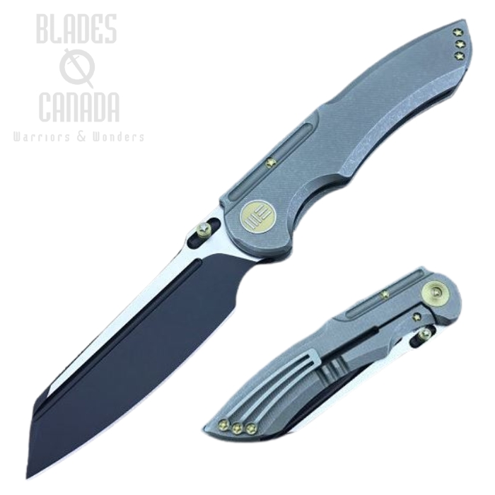 We Knife 620E Framelock Folding Knife, M390 Black, Titanium Green, WE620E (image for) We Knife 620E Framelock Folding Knife, M390 Black, Titanium Green, WE620E