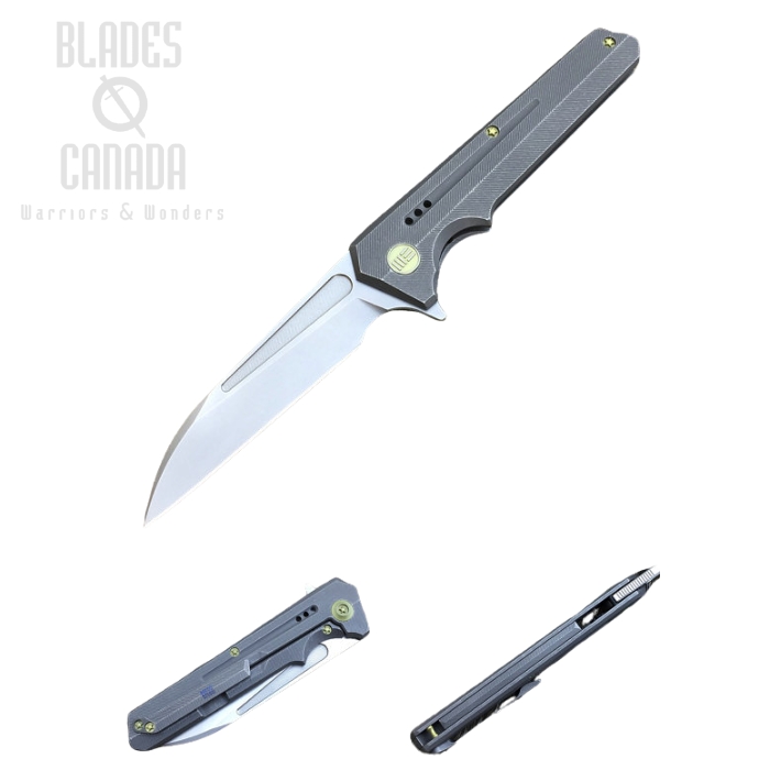 WE Knife 705C Talon Flipper Framelock Knife, M390, Titanium Grey, WE705C (image for) WE Knife 705C Talon Flipper Framelock Knife, M390, Titanium Grey, WE705C