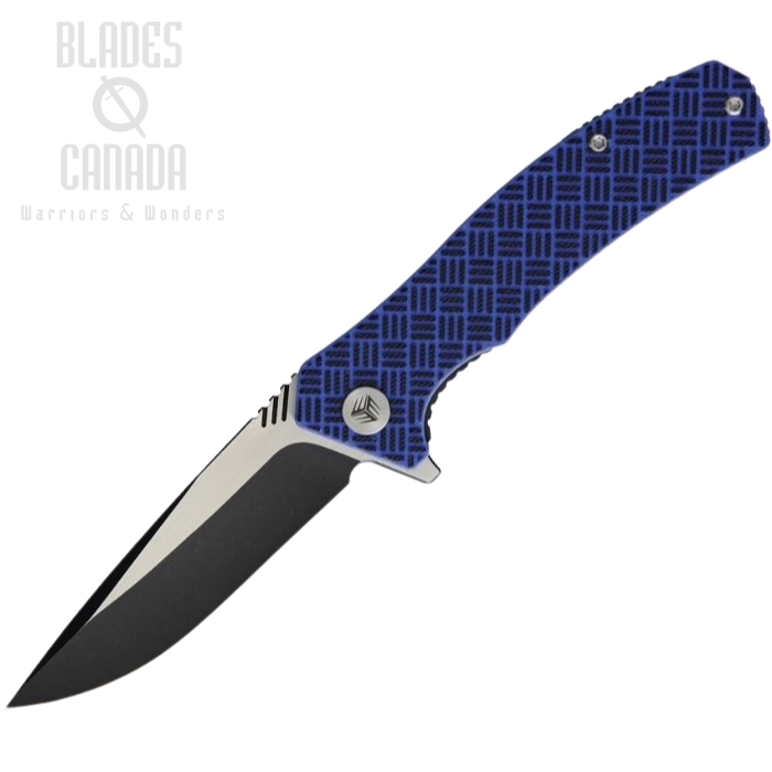 WE Knife Blitz Flipper Folding Knife, VG10, G10 Blue/Black, 711A