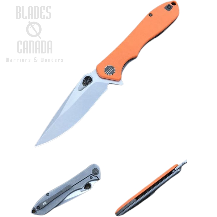 (image for) WE Knife Ignition Flipper Framelock Knife, VG10, G10 Orange, 715B