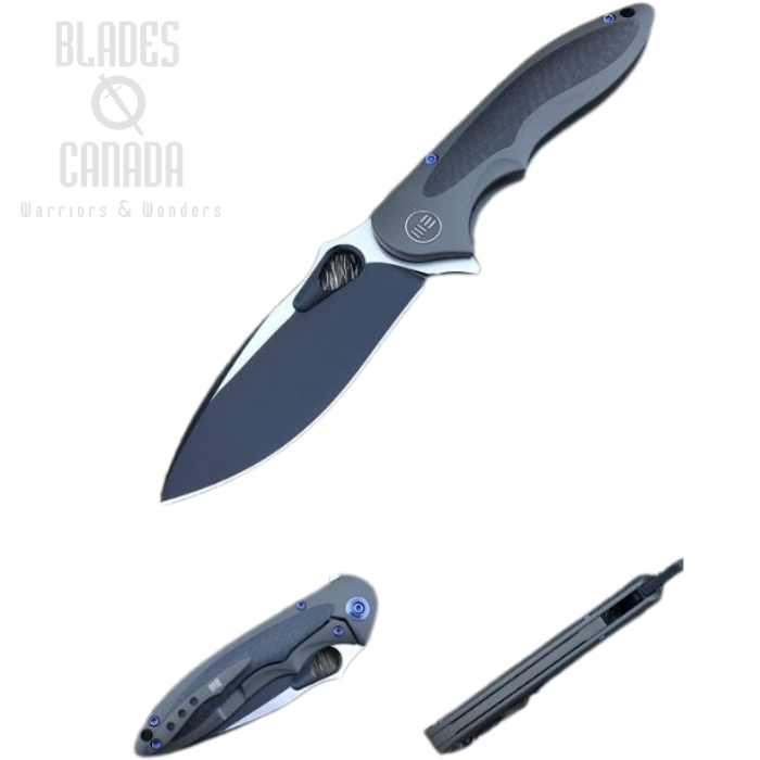 (image for) WE Knife Zephyr Flipper Framelock Knife, Bohler M390, Titanium, 716C