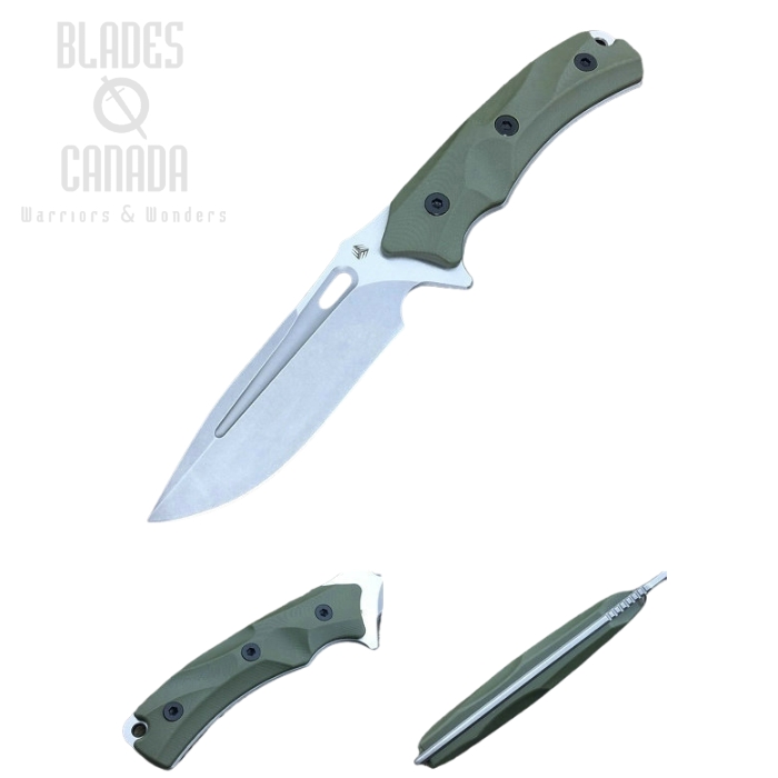 WE Knife Vindex Fixed Blade Knife, D2 Steel, G10 Green, Kydex Sheath, 802A WE Knife Vindex Fixed Blade Knife, D2 Steel, G10 Green, Kydex Sheath, 802A