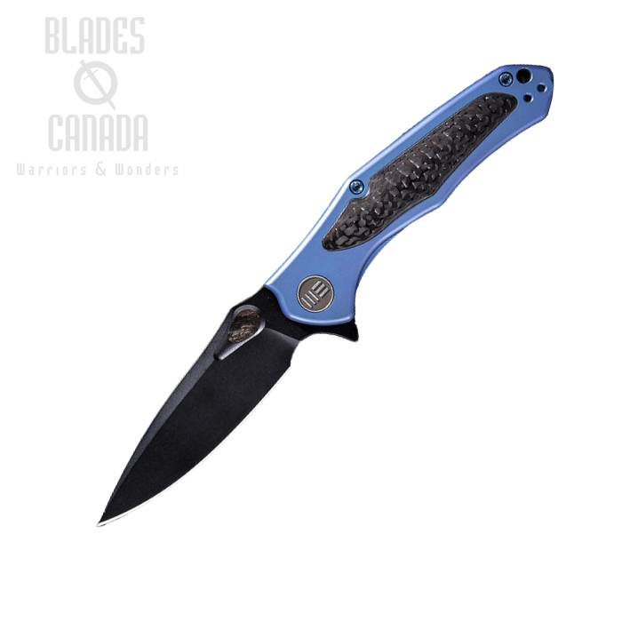 WE Knife Vapor Framelock Folding Knife, S35VN Black, Carbon Fiber/Titanium, WE804A