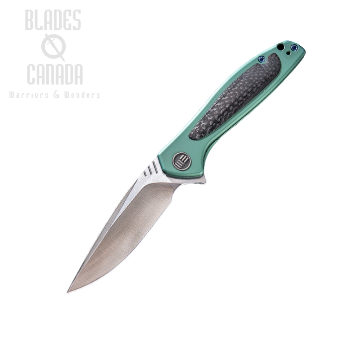 WE Knife Wisp Flipper Framelock Knife, S35VN, Carbon Fiber/Titanium, 805D