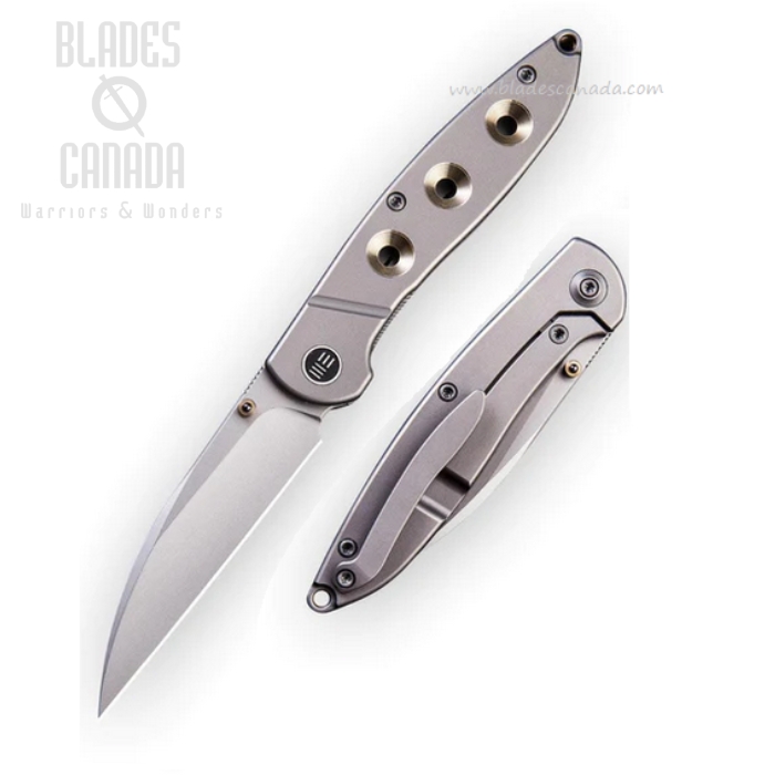 WE Knife Schism Framelock Folding Knife, S35VN, Titanium, 908A
