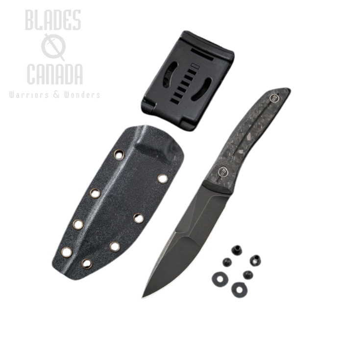 WE Knife Reazio Fixed Blade Knife, CPM 20CV, Carbon Fiber, Kydex Sheath, 921B WE Knife Reazio Fixed Blade Knife, CPM 20CV, Carbon Fiber, Kydex Sheath, 921B