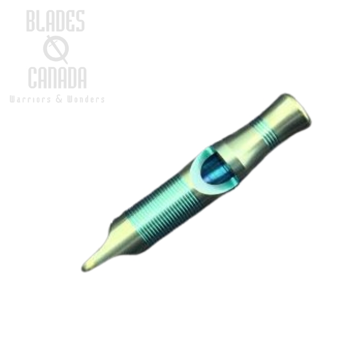 WE Knife A-05C Whistle, Titanium Green, A-05C