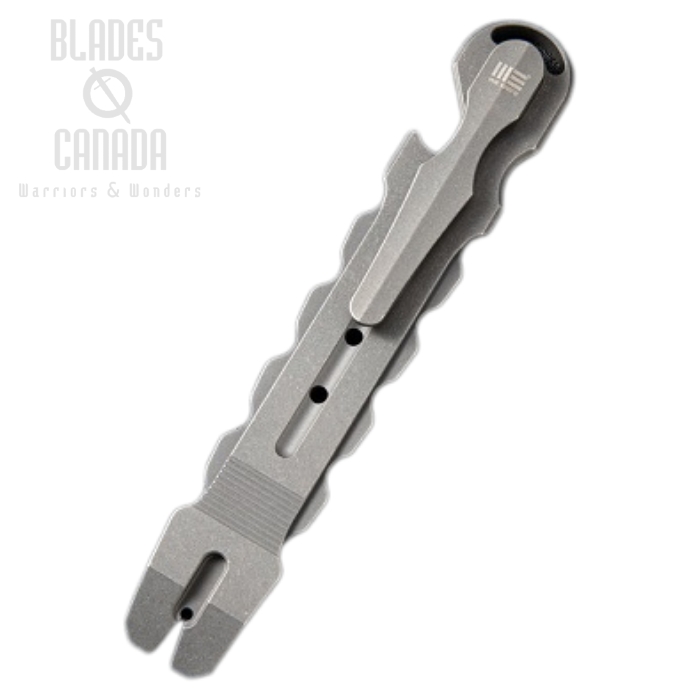 WE Knife Gesila Prybar Tool, Titanium Gray Stonewash, A-08B