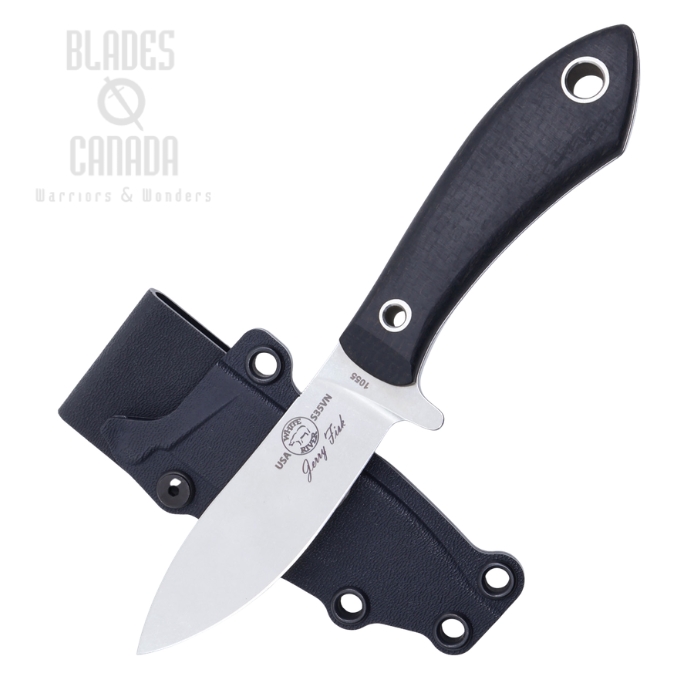 (image for) White River Sendero Pack Fixed Blade Knife, CPM S35VN, Micarta Burlap, WRJF-PAC-BBL