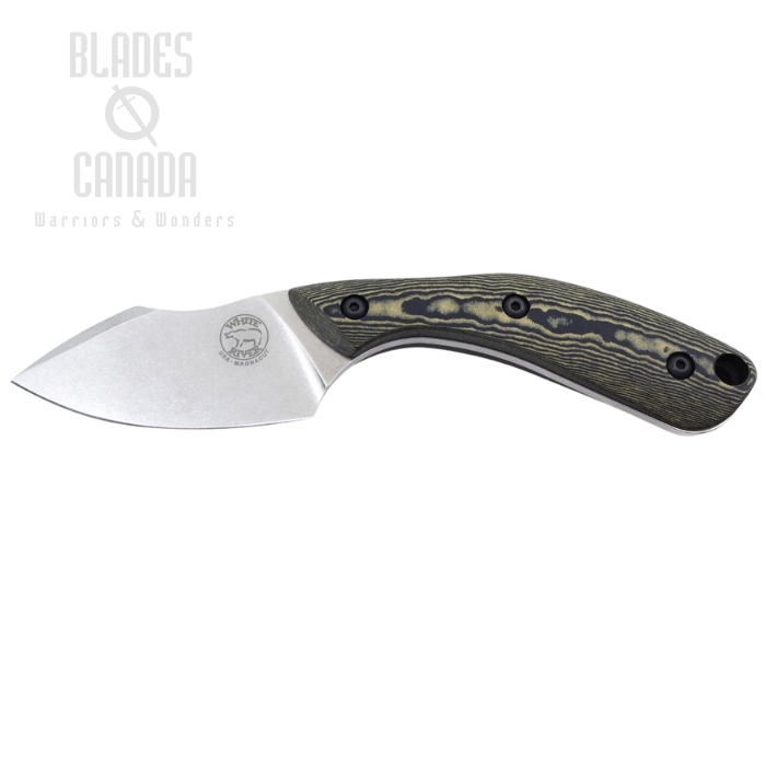 White River Apex Fixed Blade Knife, Magnacut, Richlite Maple/Black, Kydex Sheath, WRSS-APX-RMB