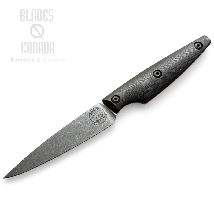 (image for) White River Smith & Sons Pairing Knife, CPM Magnacut 3.4", G10 Black, WRSS-PAR-GBL
