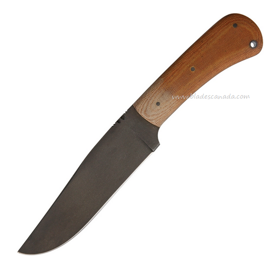 Winkler Knives II Fixed Blade Field Knife, Carbon, Micarta Tan, WK012