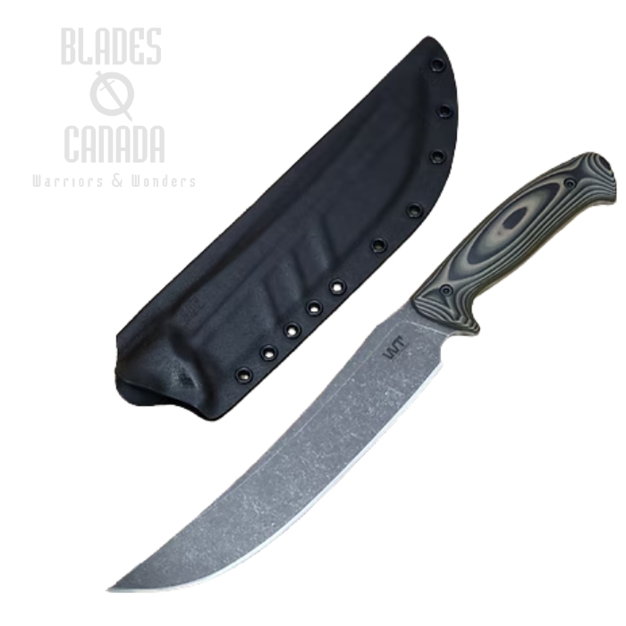 (image for) Work Tuff Gear Atayal-C Fixed Blade Knife, SK85 RC Dark Washed, G10 Jungle Camo, Kydex Sheath