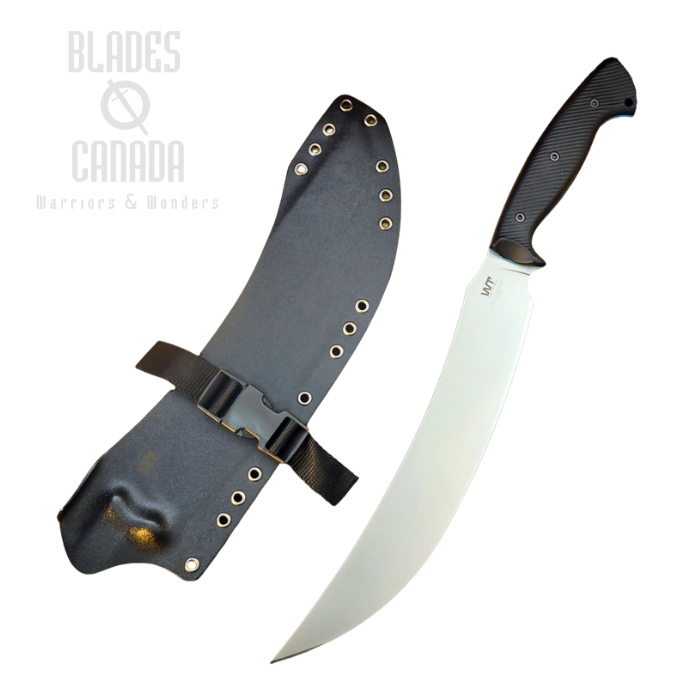 (image for) Work Tuff Gear Atayal-XL-C Fixed Blade Knife, K329 Satin, G10 Black, Kydex Sheath