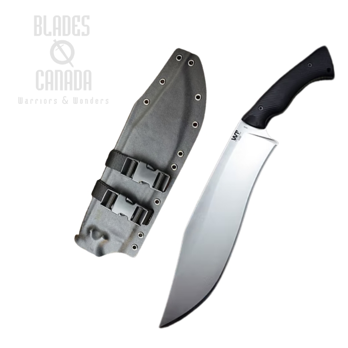 (image for) Work Tuff Gear Night Hunter Gen 2 Fixed Blade Knife, K329 Satin, G10 Black, Kydex Sheath