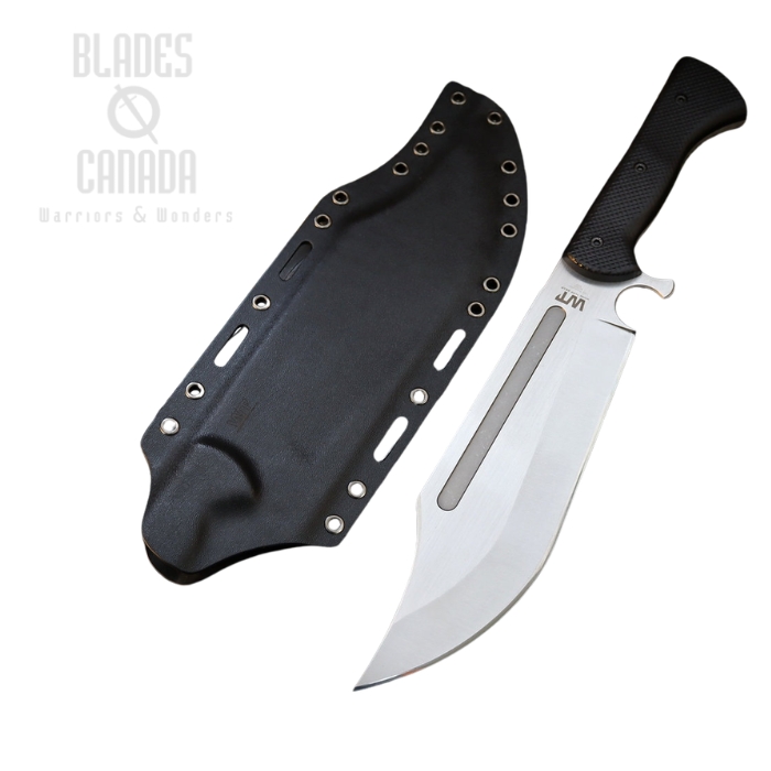 Work Tuff Gear V44X Fixed Blade Knife, SK85 River Wash, G10 Black Gator, Kydex Sheath (image for) Work Tuff Gear V44X Fixed Blade Knife, SK85 River Wash, G10 Black Gator, Kydex Sheath