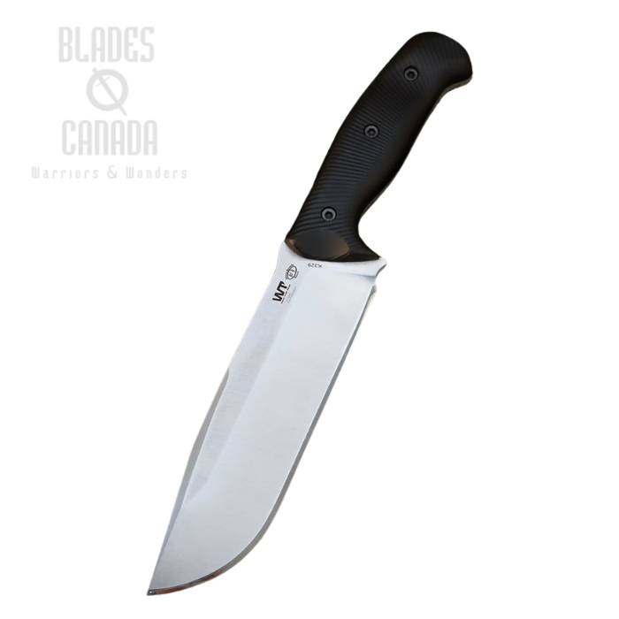 (image for) Work Tuff Gear Wolverine Gen 2 Fixed Blade Knife, K329 Satin, G10 Black, Kydex Sheath