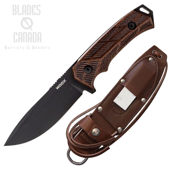 WOOX Rock 62 Fixed Blade Knife, Sleipner Steel, Walnut Handle, WXK00102