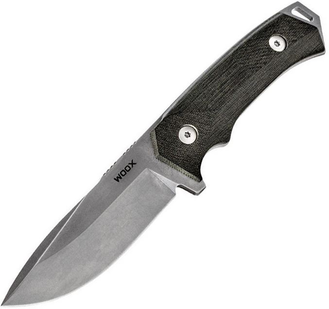 WOOX Rock 62 Fixed Blade, Micarta Handle, Sleipner Steel, WXK00105