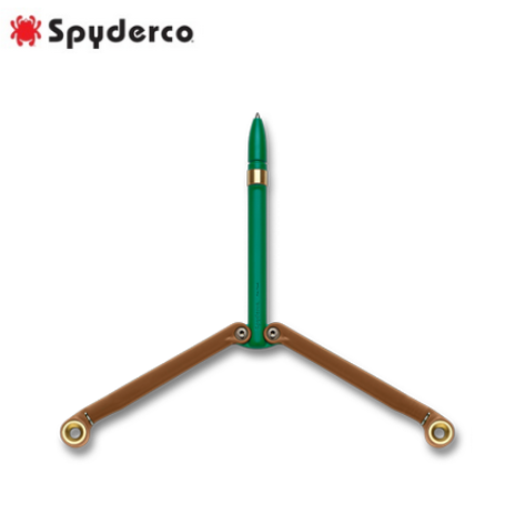 Spyderco BaliYo Heavy Duty Pen, Coyote/Green, YUS113 - Click Image to Close
