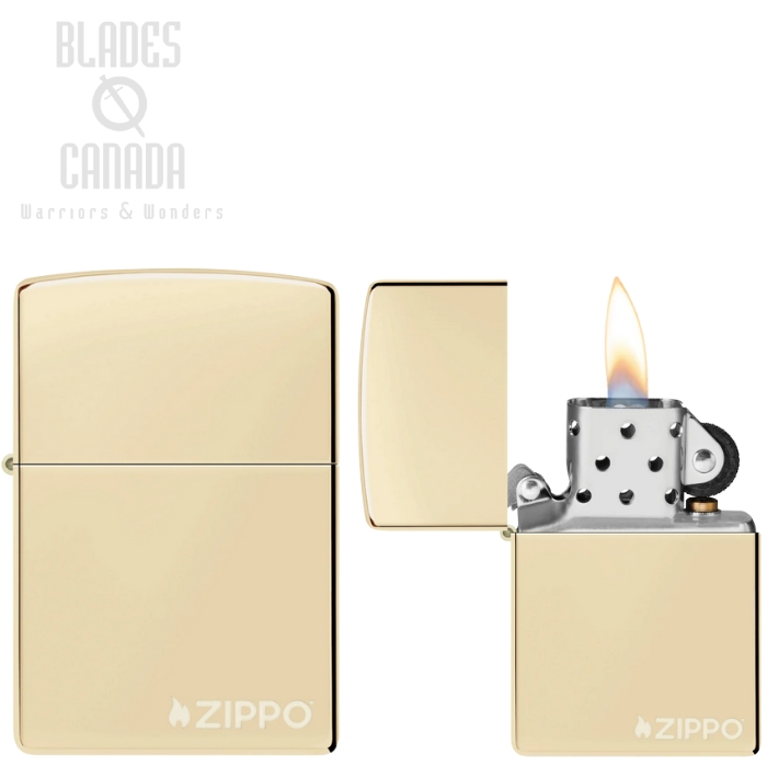 Zippo Reg HP Champagne Lighter w/Zippo Logo, 46682