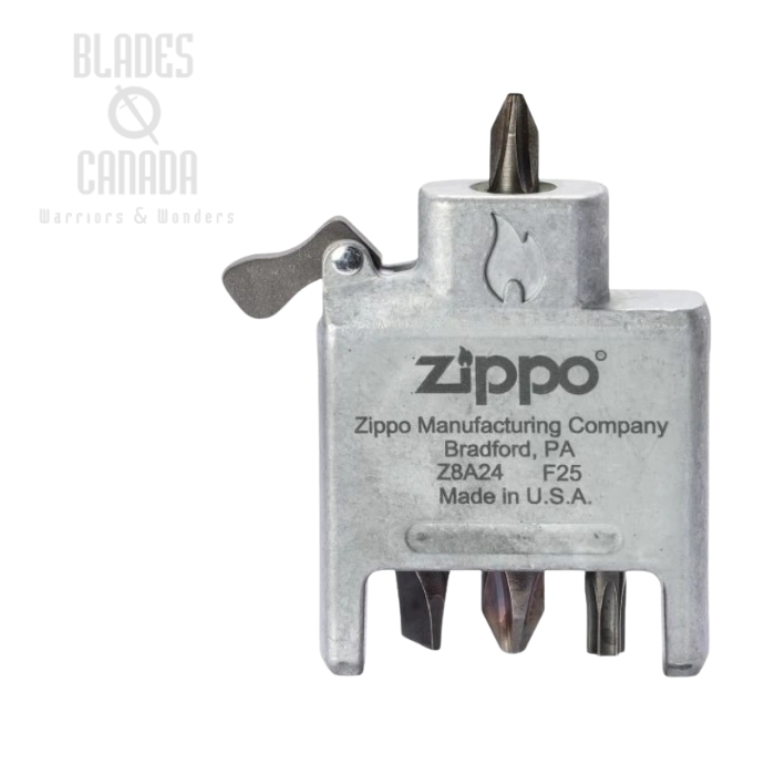 (image for) Zippo Bit Safe Screwdriver Insert, Brushed Chrome, 40702