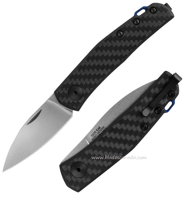 Zero Tolerance 235 Slipjoint Folding Knife, CPM 20CV, Carbon Fiber