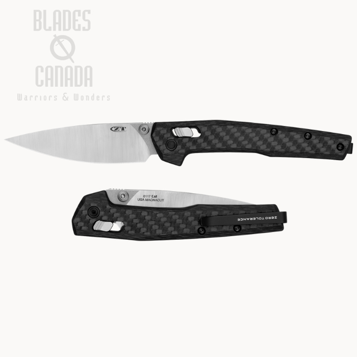 (image for) Zero Tolerance 0117 DuraLock Folding Knife, MagnaCut SW, Carbon Fiber, ZT-0117