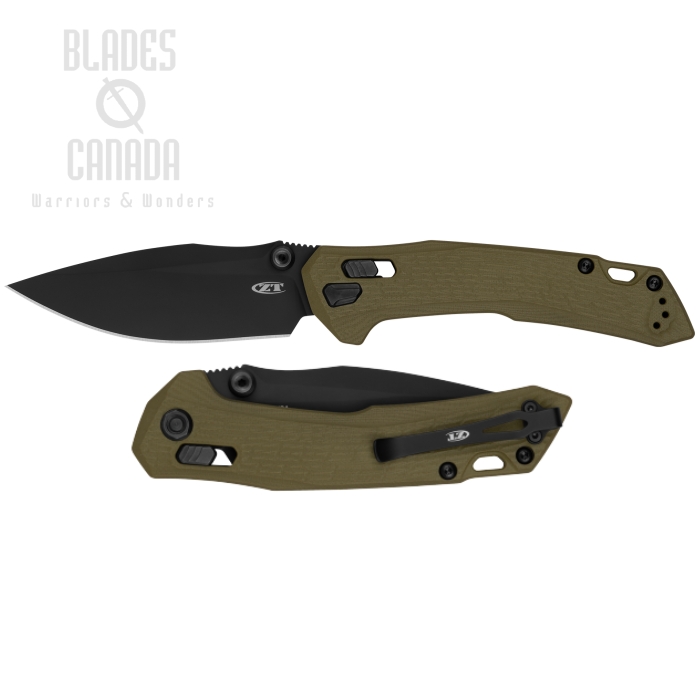 Zero Tolerance 0203 Duralock Folding Knife, CPM M4 Black, G10 Olive, ZT-0203 Zero Tolerance 0203 Duralock Folding Knife, CPM M4 Black, G10 Olive, ZT-0203