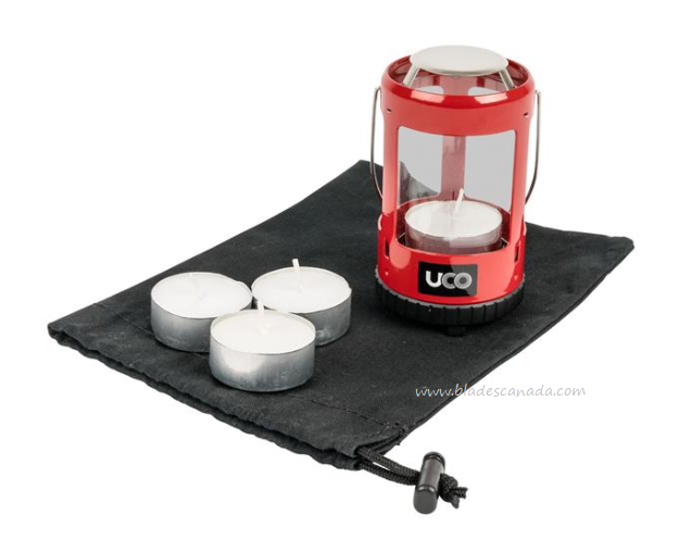 UCO Mini Candle Lantern Kit 2.0, 4 Candles, Carry Case, A-KIT-LAVA