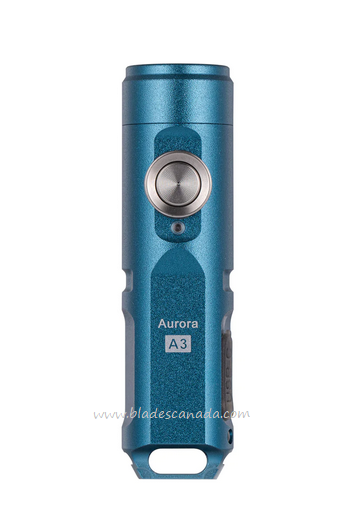 Rovyvon Aurora A3 Gen 4 Keychain Flashlight, Aluminum Blue, High CRI, 420 Lumens