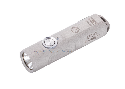 Rovyvon Aurora A3 Pro Gen 4 Keychain Flashlight, 7075 Aluminum Gray, 650 Lumens